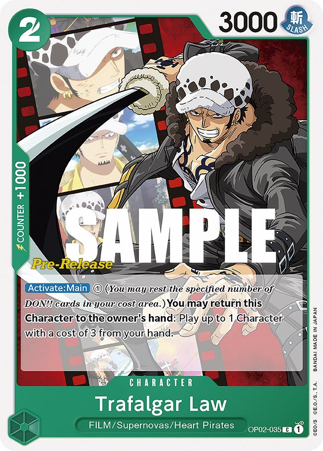 Trafalgar Law [Paramount War Pre-Release Cards] | Galaxy Games LLC