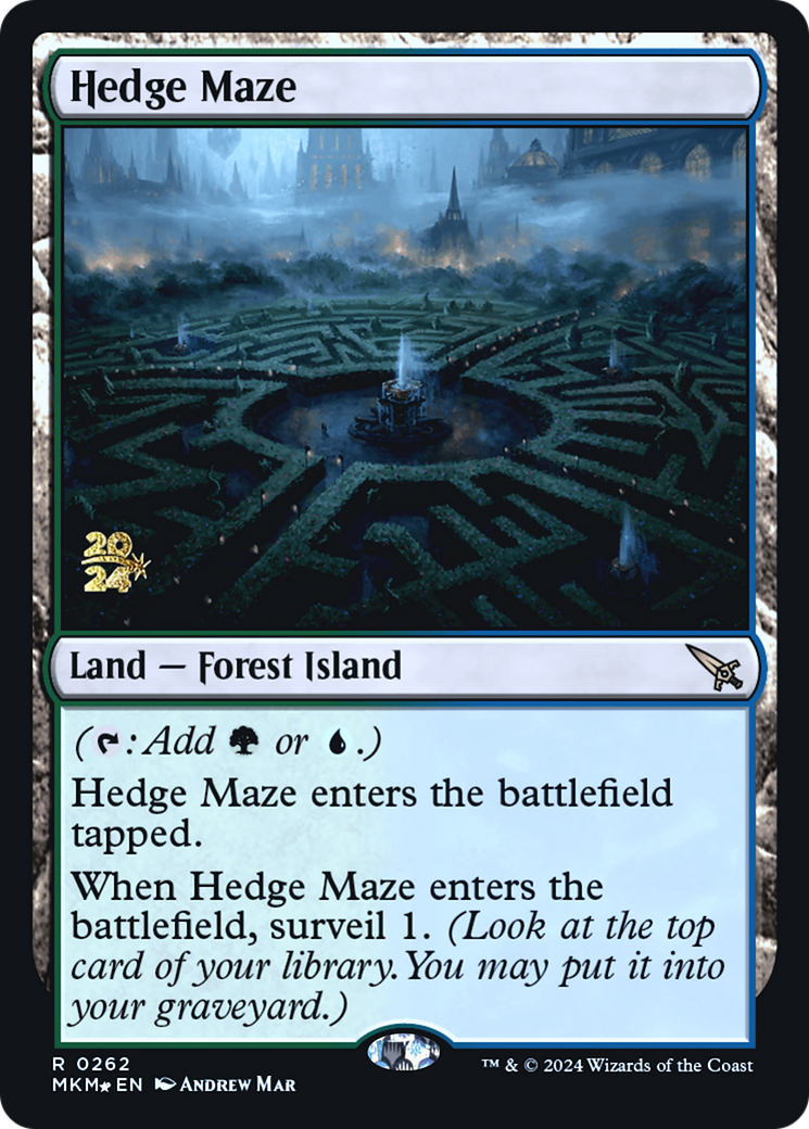 Hedge Maze [Murders at Karlov Manor Prerelease Promos] | Galaxy Games LLC