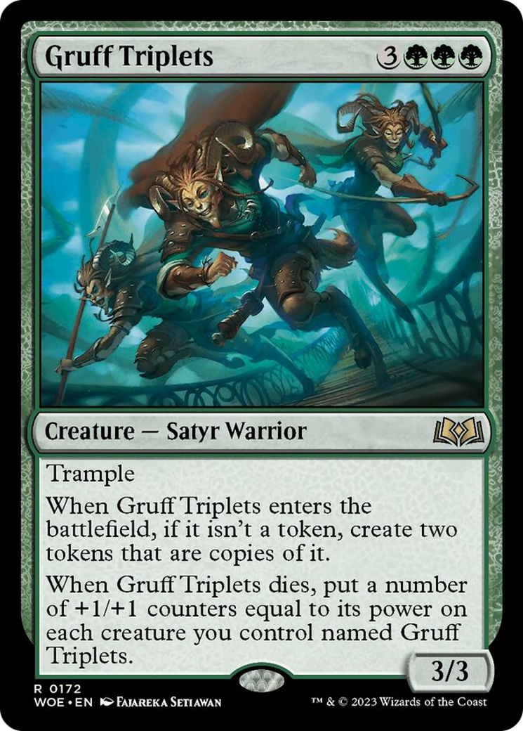 Gruff Triplets [Wilds of Eldraine] | Galaxy Games LLC