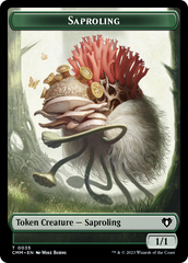 Saproling // Satyr Double-Sided Token [Commander Masters Tokens] | Galaxy Games LLC