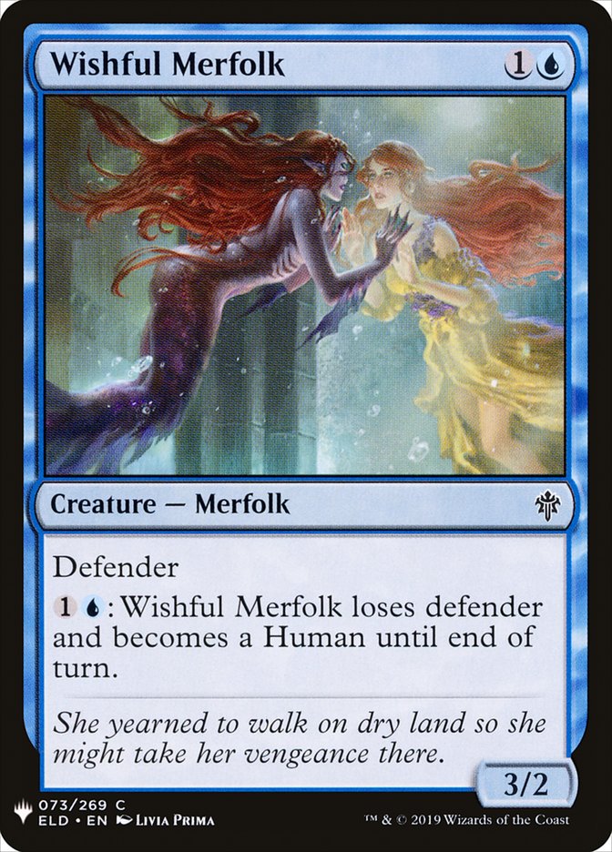 Wishful Merfolk [Mystery Booster] | Galaxy Games LLC