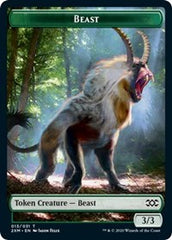 Beast // Soldier Double-Sided Token [Double Masters Tokens] | Galaxy Games LLC