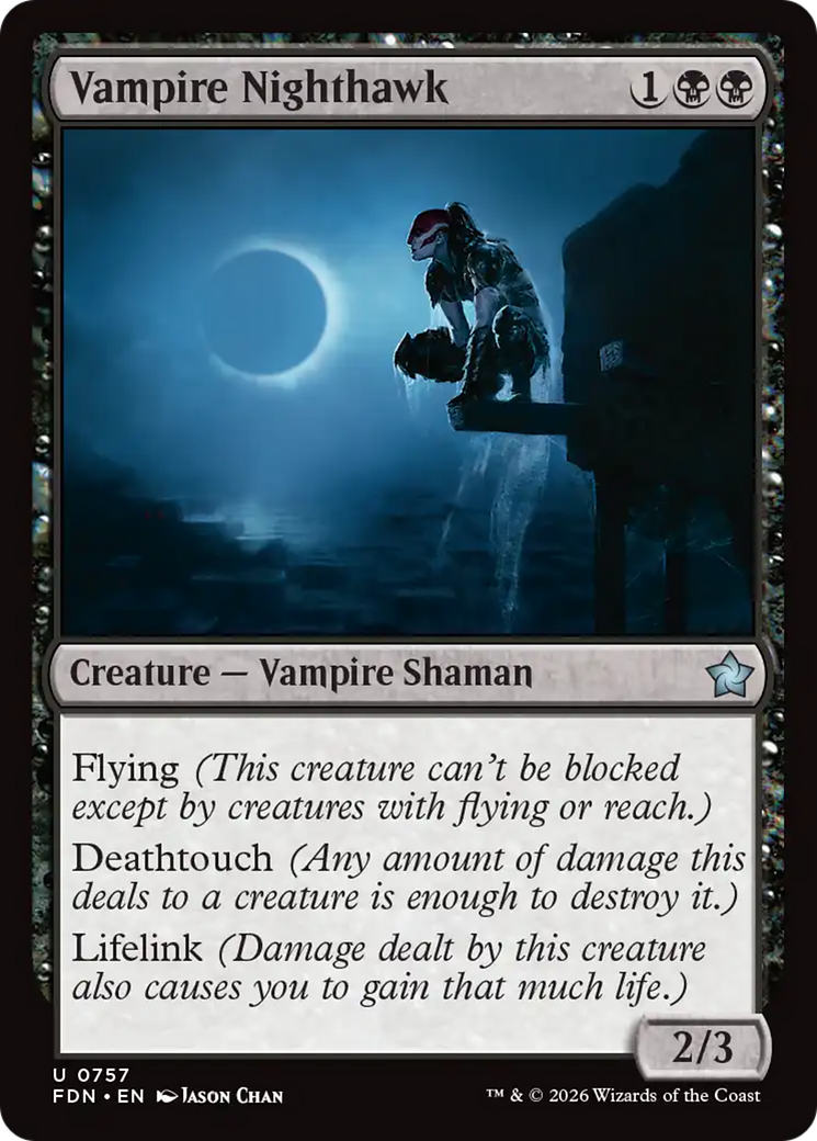 Vampire Nighthawk (0757) [Foundations] | Galaxy Games LLC