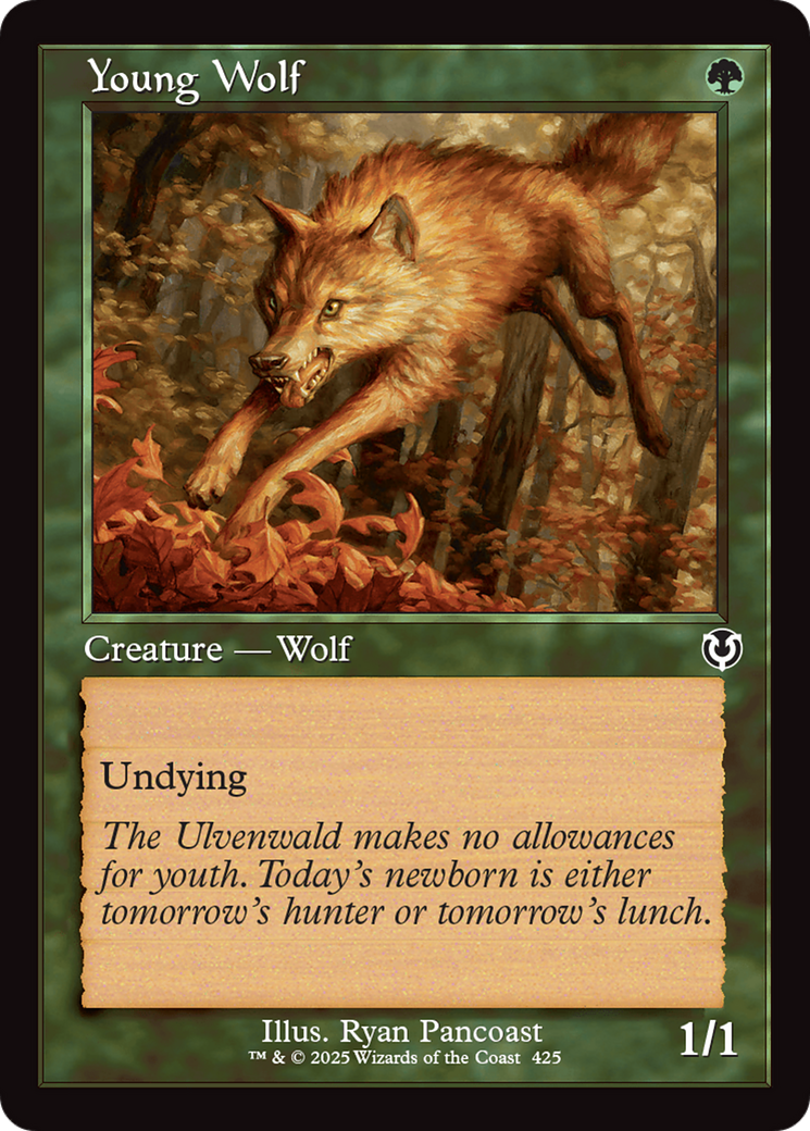 Young Wolf (Retro Frame) [Innistrad Remastered] | Galaxy Games LLC