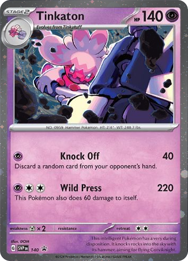 Tinkaton (SVP140) (Cosmos Holo) [SV: Scarlet & Violet Promo Cards] | Galaxy Games LLC