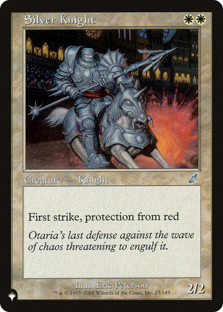 Silver Knight [The List] | Galaxy Games LLC