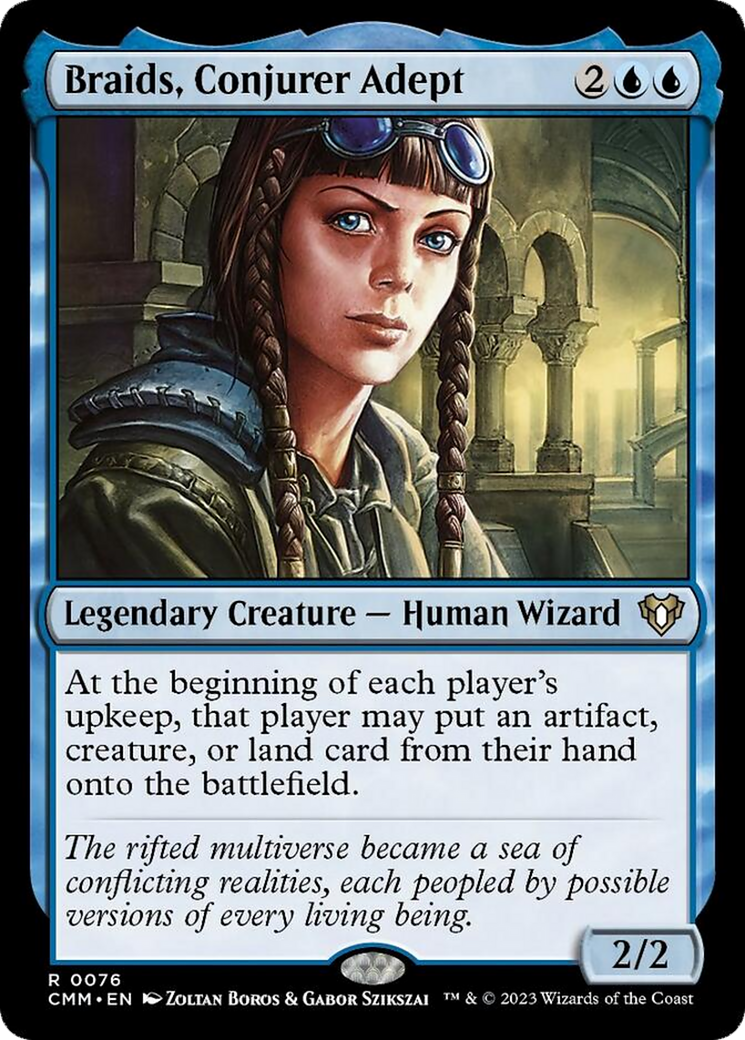 Braids, Conjurer Adept [Commander Masters] | Galaxy Games LLC