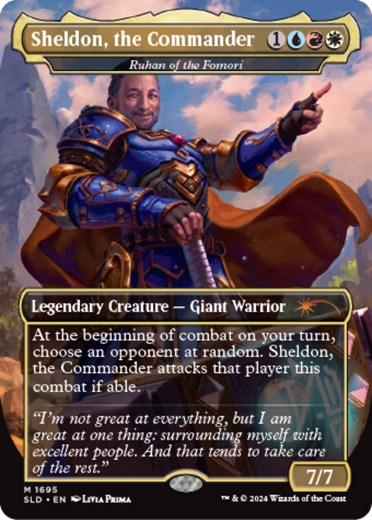 Ruhan of the Fomori - Sheldon, the Commander [Secret Lair: Sheldon's Spellbook] | Galaxy Games LLC