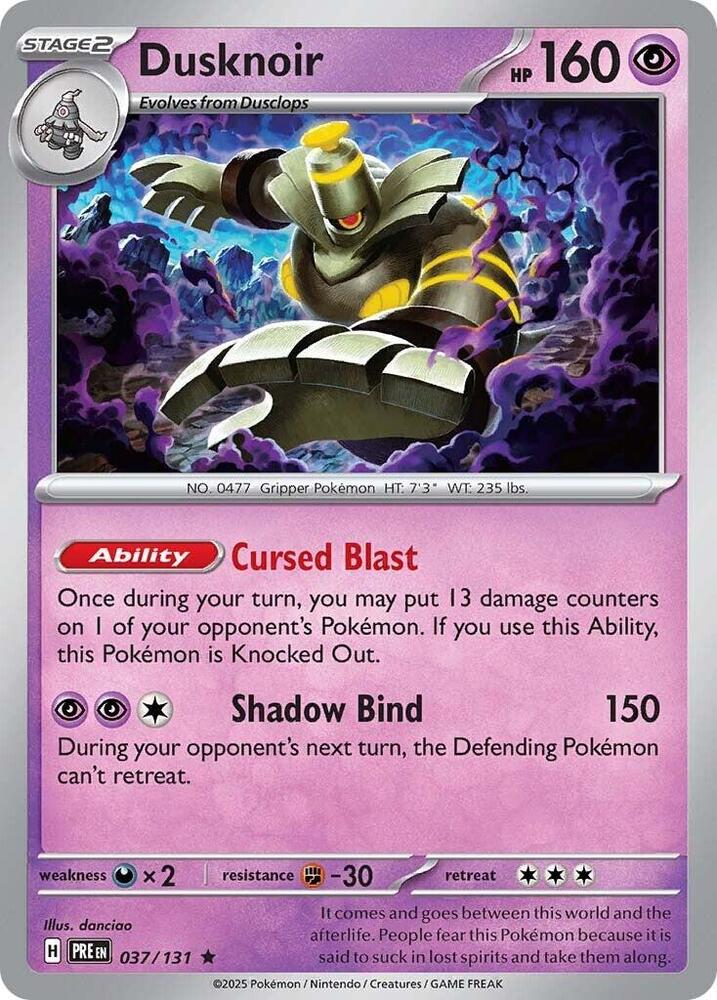 Dusknoir (037/131) [Scarlet & Violet: Prismatic Evolutions] | Galaxy Games LLC