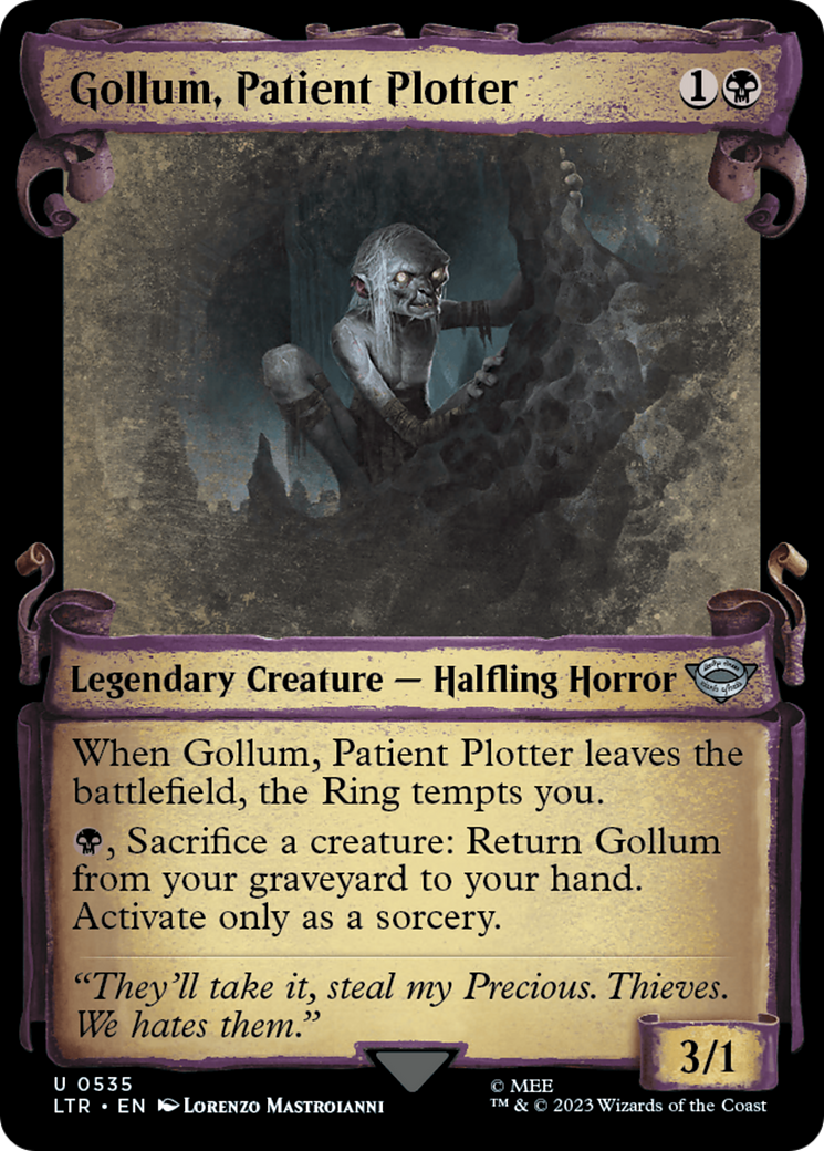 Gollum, Patient Plotter [The Lord of the Rings: Tales of Middle-Earth Showcase Scrolls] | Galaxy Games LLC