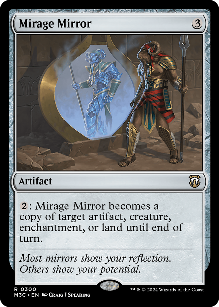 Mirage Mirror (Ripple Foil) [Modern Horizons 3 Commander] | Galaxy Games LLC