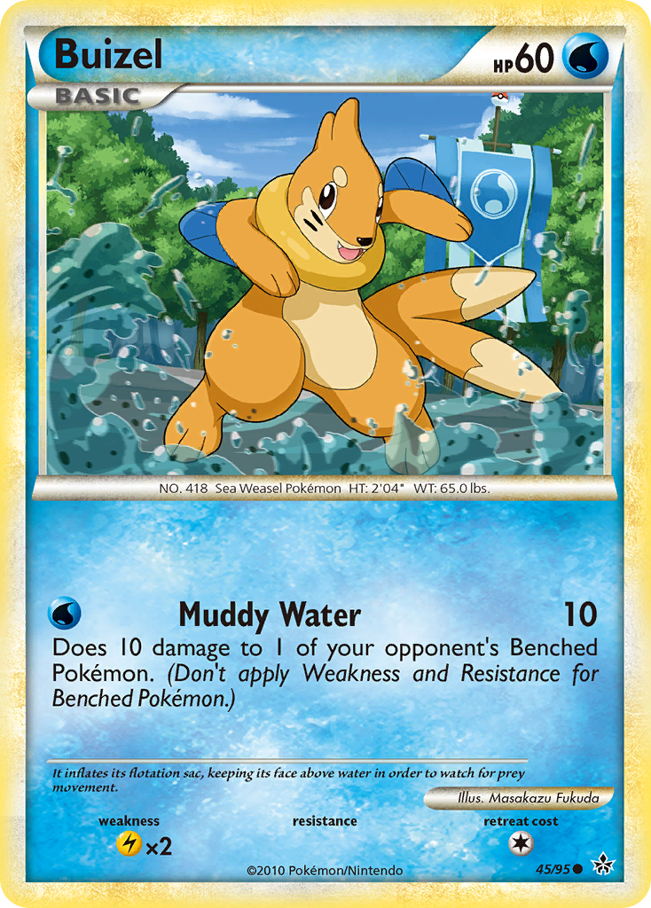 Buizel (45/95) [HeartGold & SoulSilver: Unleashed] | Galaxy Games LLC