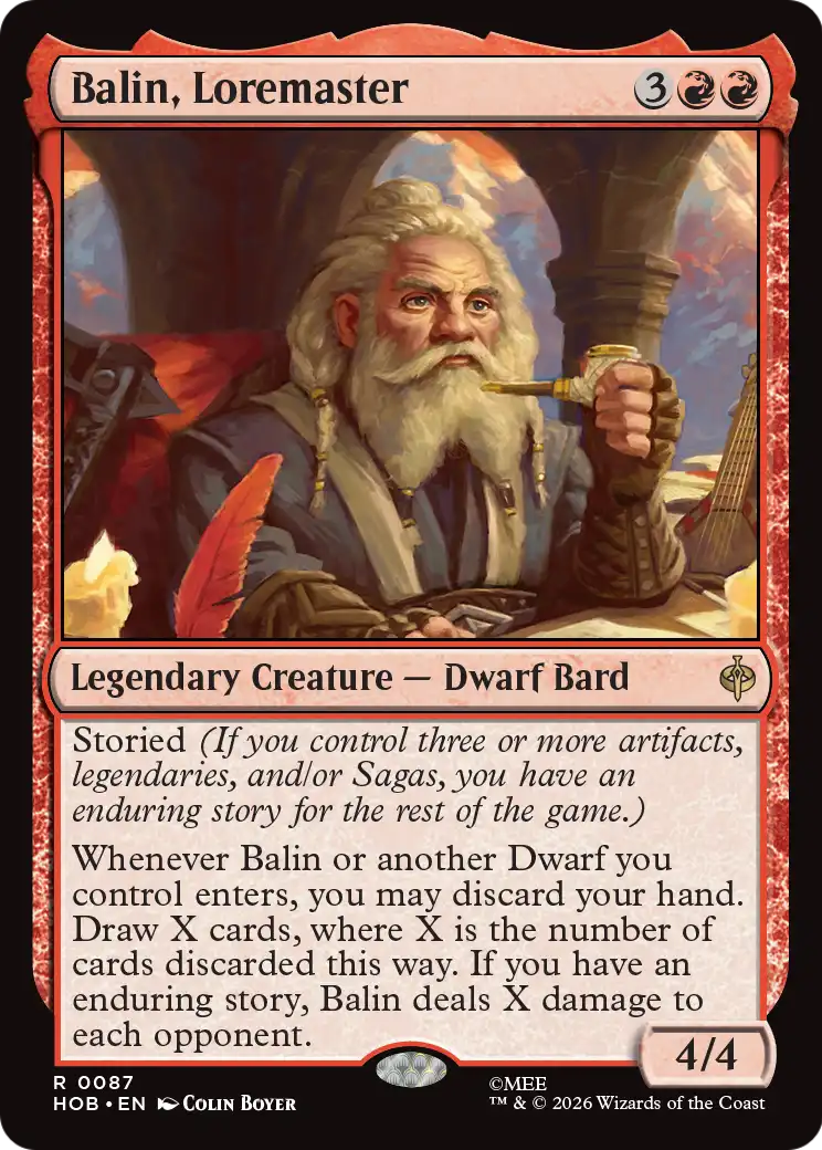 Balin, Loremaster [The Hobbit] | Galaxy Games LLC