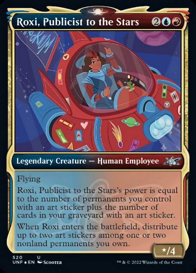 Roxi, Publicist to the Stars (Showcase) (Galaxy Foil) [Unfinity] | Galaxy Games LLC