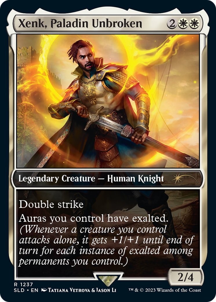 Xenk, Paladin Unbroken [Secret Lair Drop Series] | Galaxy Games LLC