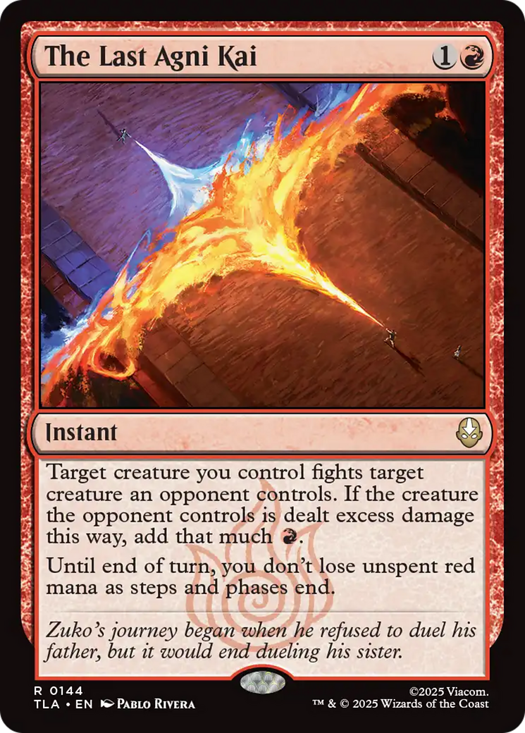 The Last Agni Kai [Avatar: The Last Airbender] | Galaxy Games LLC