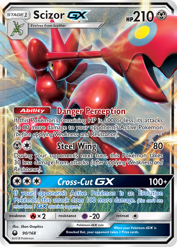 Scizor GX (90/168) [Sun & Moon: Celestial Storm] | Galaxy Games LLC