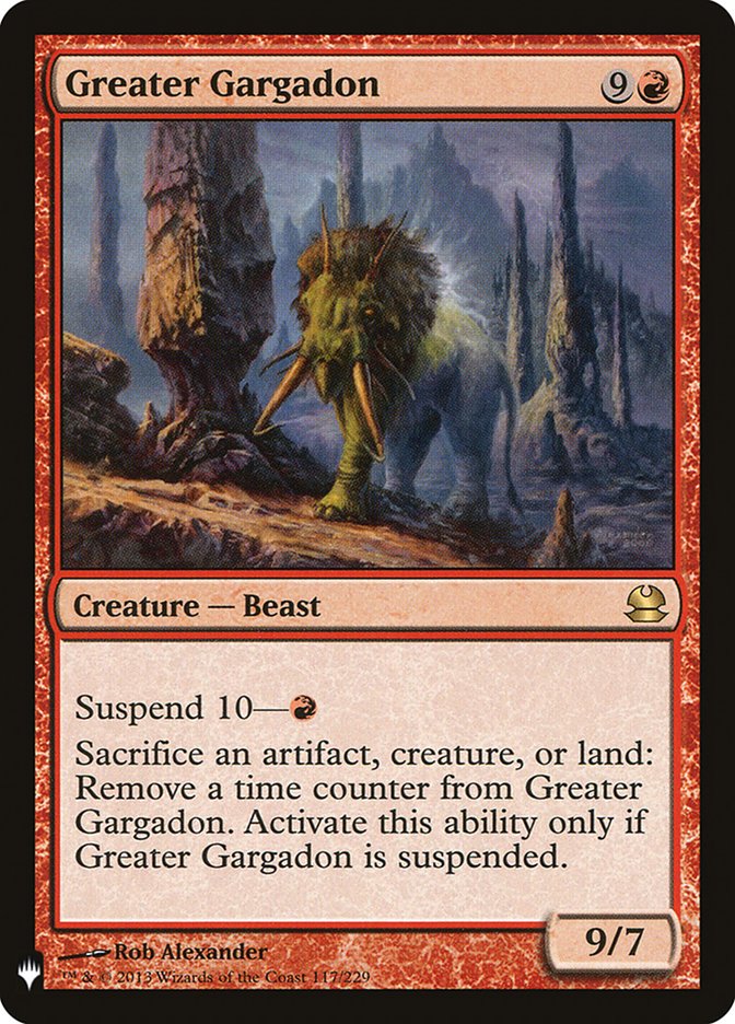 Greater Gargadon [Mystery Booster] | Galaxy Games LLC