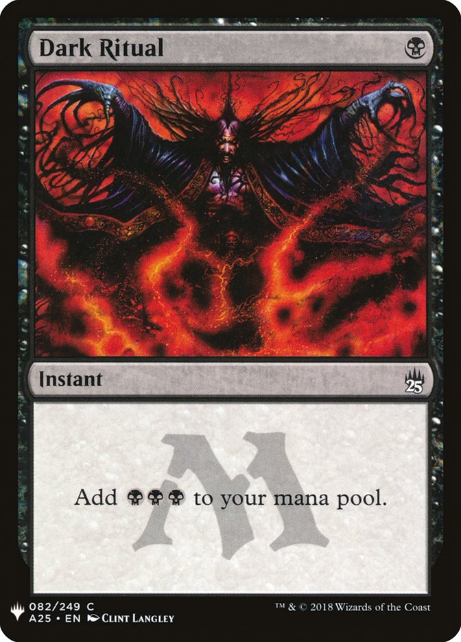 Dark Ritual [Mystery Booster] | Galaxy Games LLC