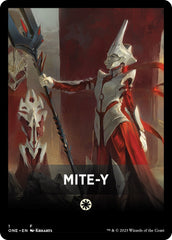 Mite-Y Theme Card [Phyrexia: All Will Be One Tokens] | Galaxy Games LLC