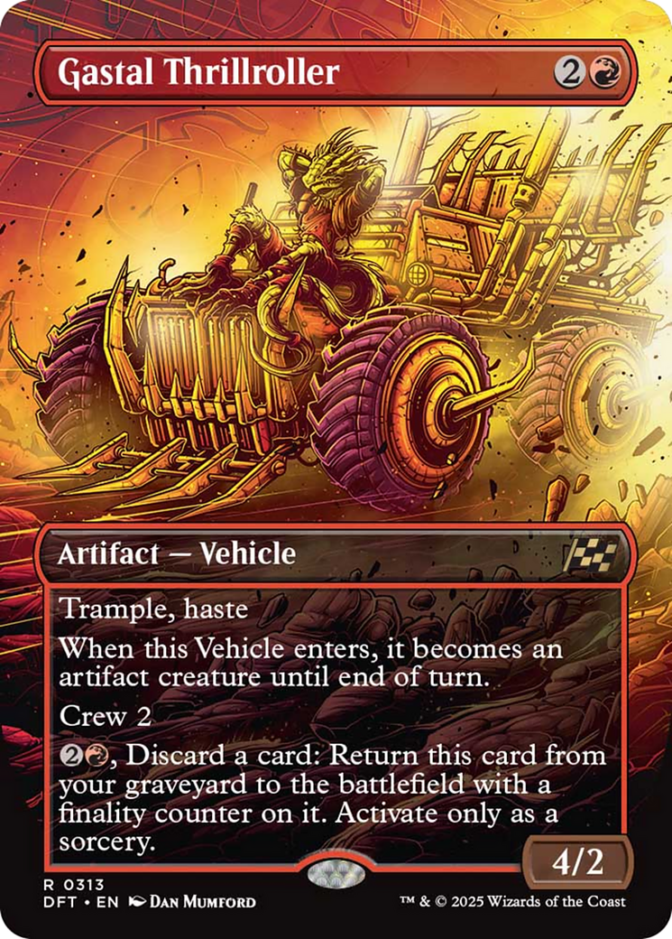 Gastal Thrillroller (Borderless) [Aetherdrift] | Galaxy Games LLC