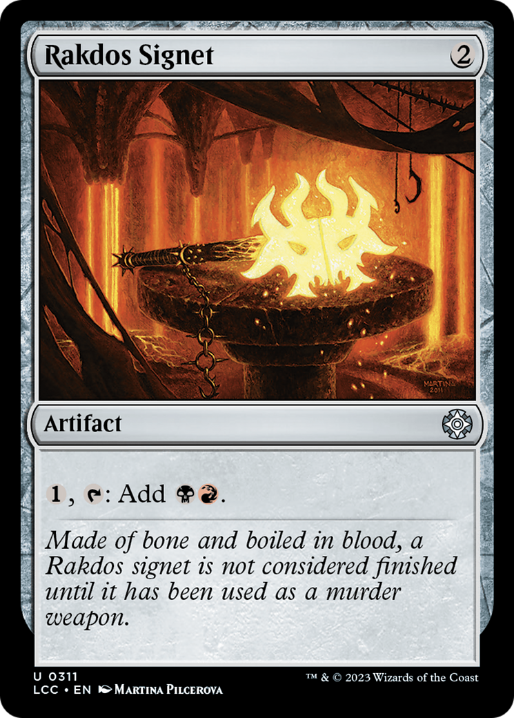 Rakdos Signet [The Lost Caverns of Ixalan Commander] | Galaxy Games LLC