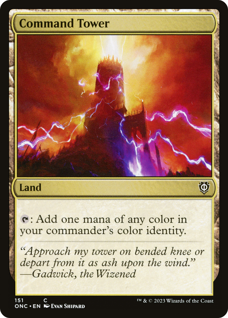 Command Tower [Phyrexia: All Will Be One Commander] | Galaxy Games LLC