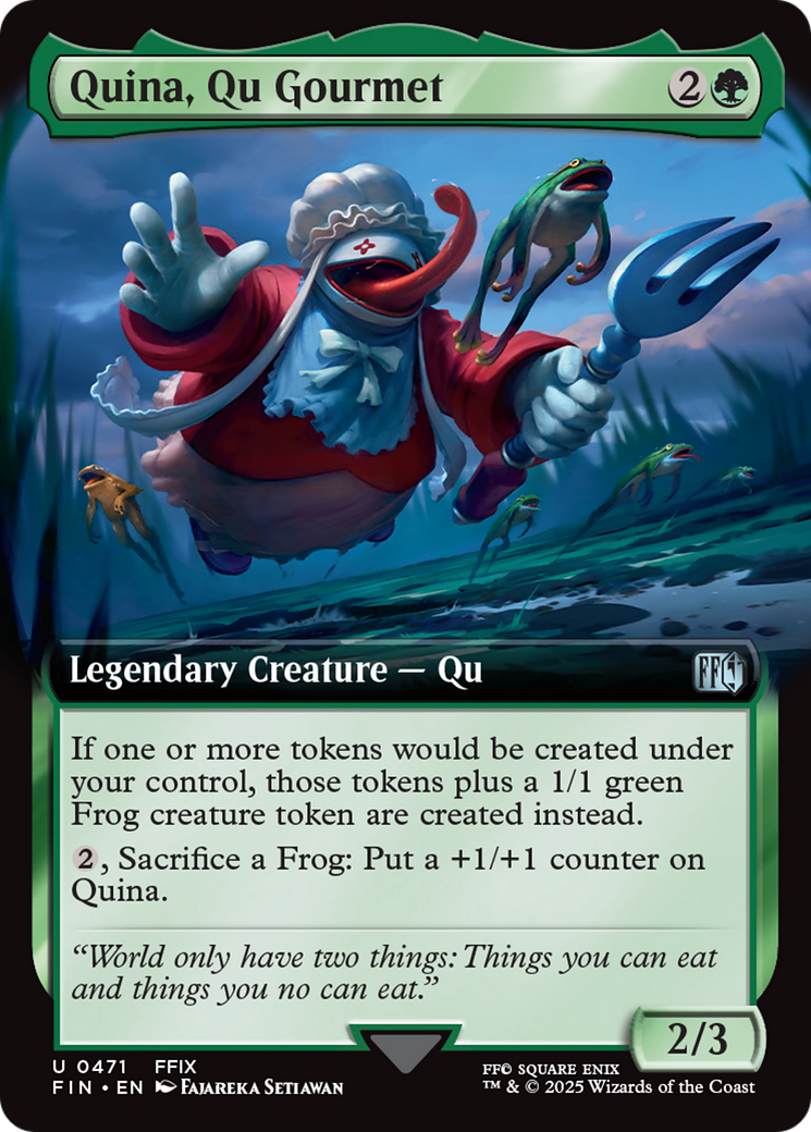 Quina, Qu Gourmet (Extended Art) [FINAL FANTASY] | Galaxy Games LLC