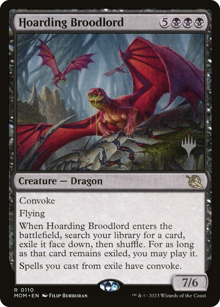 Hoarding Broodlord (Promo Pack) [March of the Machine Promos] | Galaxy Games LLC