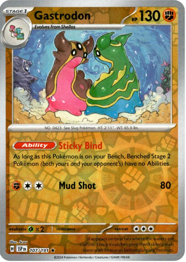 Gastrodon (107/191) [Scarlet & Violet: Surging Sparks] | Galaxy Games LLC