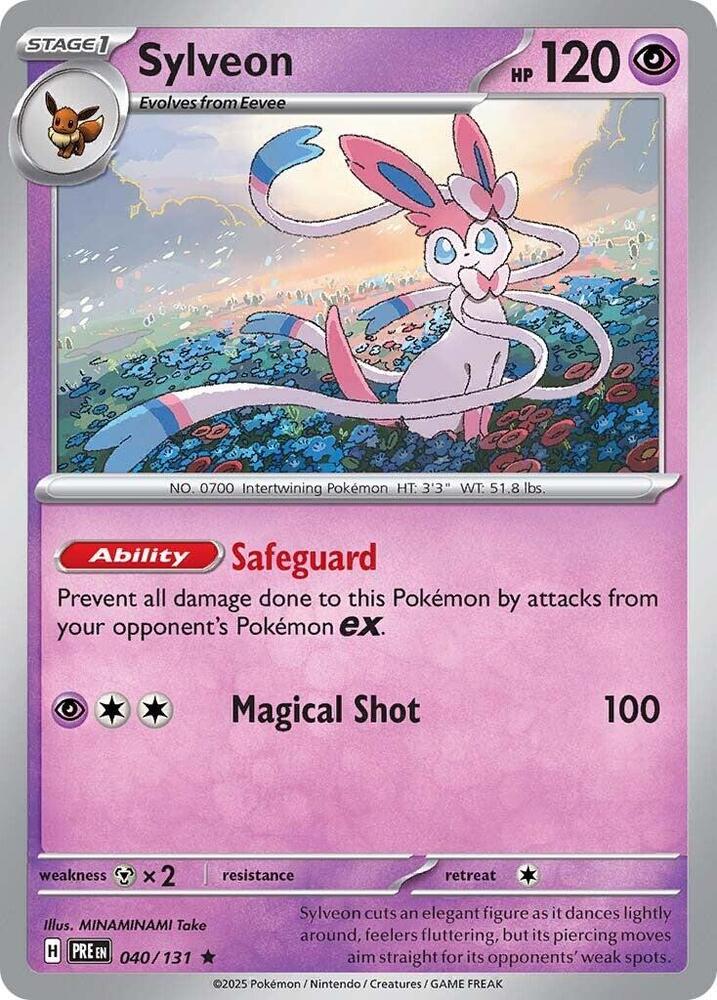 Sylveon (040/131) [Scarlet & Violet: Prismatic Evolutions] | Galaxy Games LLC