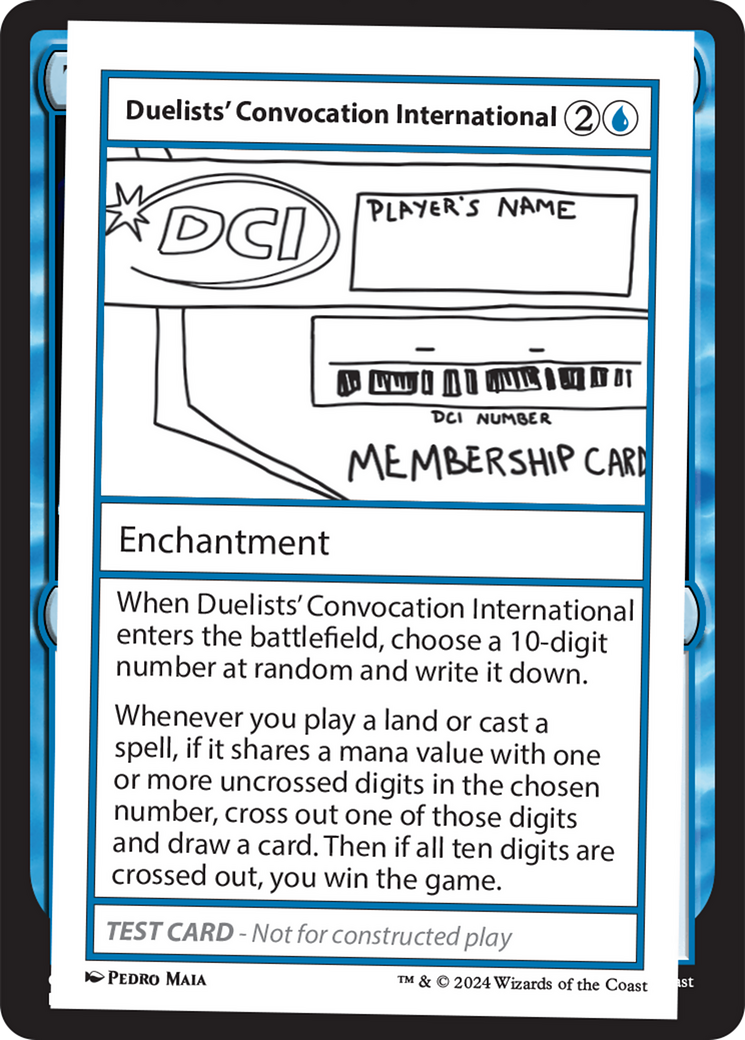 Duelists' Convocation International [Mystery Booster 2 Playtest Cards] | Galaxy Games LLC