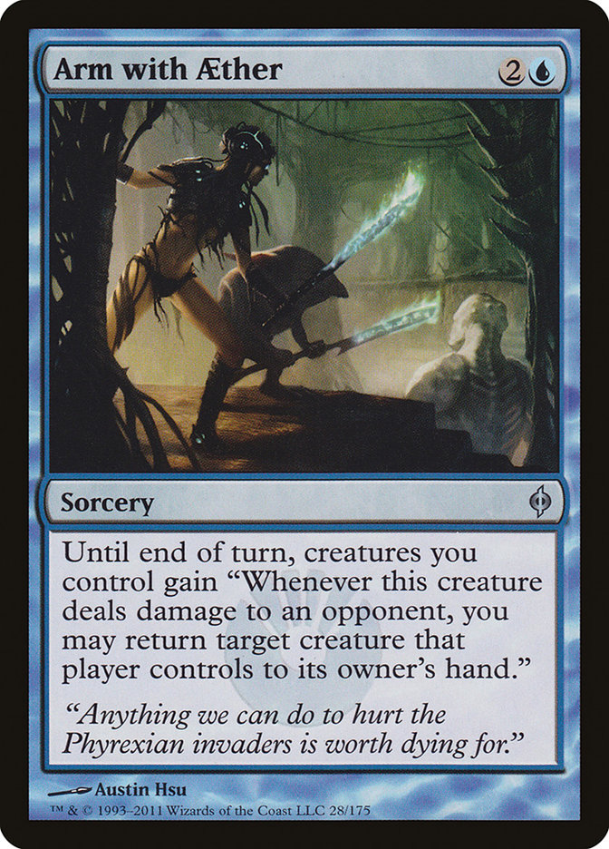 Arm with Aether [New Phyrexia] | Galaxy Games LLC