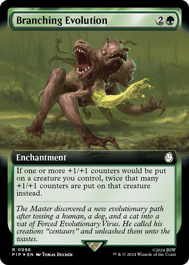 Branching Evolution (Extended Art) (Surge Foil) [Fallout] | Galaxy Games LLC