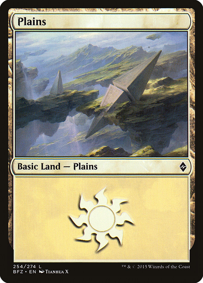 Plains (254) [Battle for Zendikar] | Galaxy Games LLC