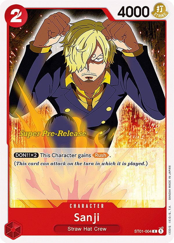 Sanji [Super Pre-Release Starter Deck: Straw Hat Crew] | Galaxy Games LLC