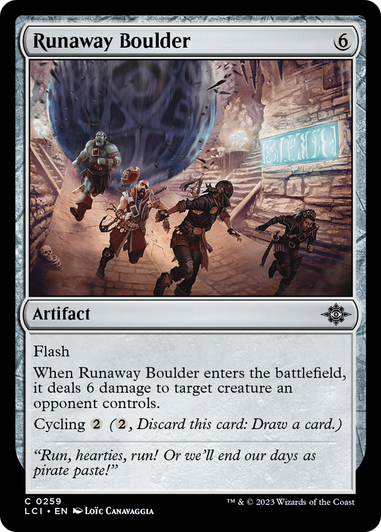 Runaway Boulder [The Lost Caverns of Ixalan] | Galaxy Games LLC