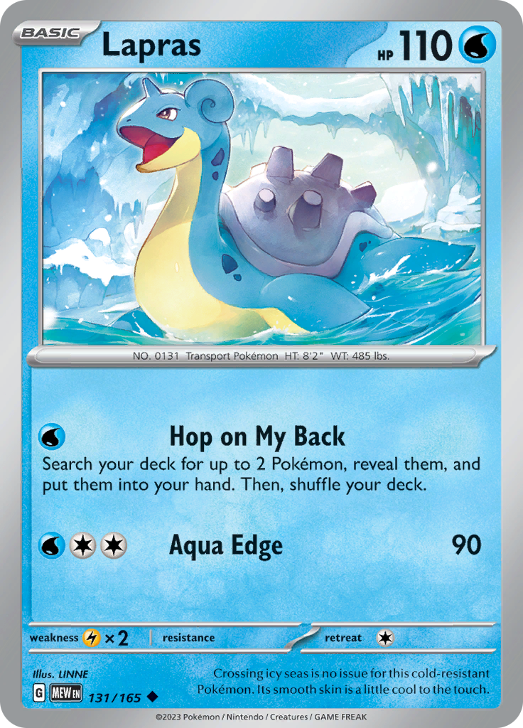 Lapras (131/165) [Scarlet & Violet 151] | Galaxy Games LLC