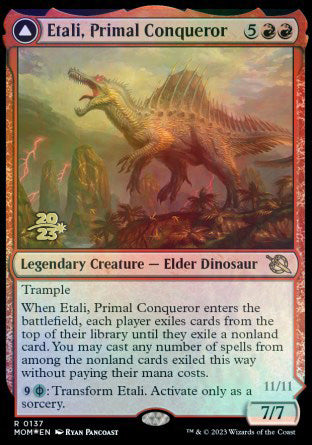 Etali, Primal Conqueror // Etali, Primal Sickness [March of the Machine Prerelease Promos] | Galaxy Games LLC