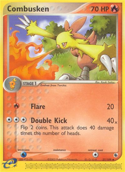 Combusken (27/109) [EX: Ruby & Sapphire] | Galaxy Games LLC