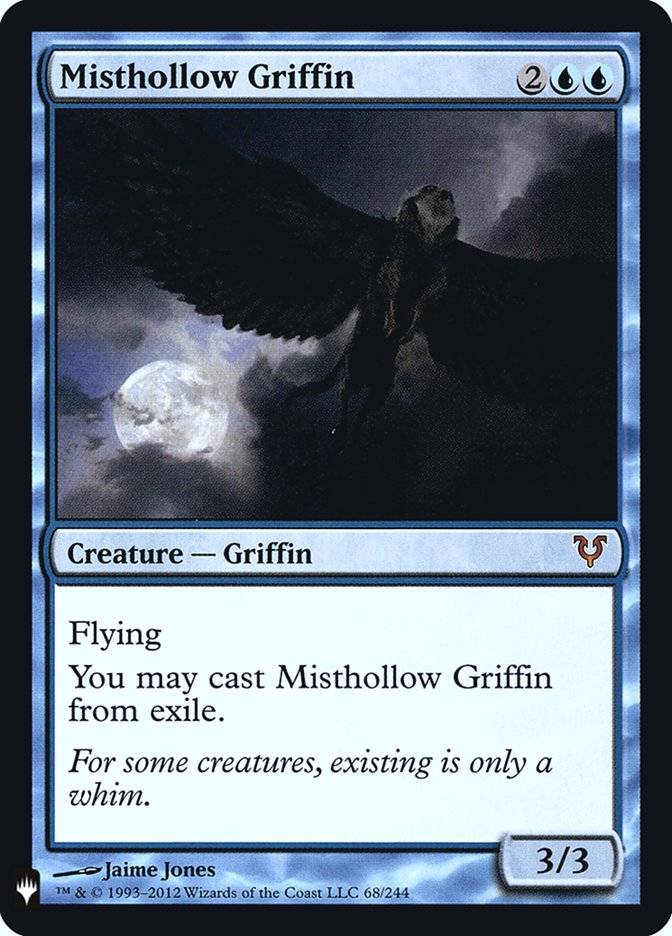 Misthollow Griffin [Mystery Booster] | Galaxy Games LLC