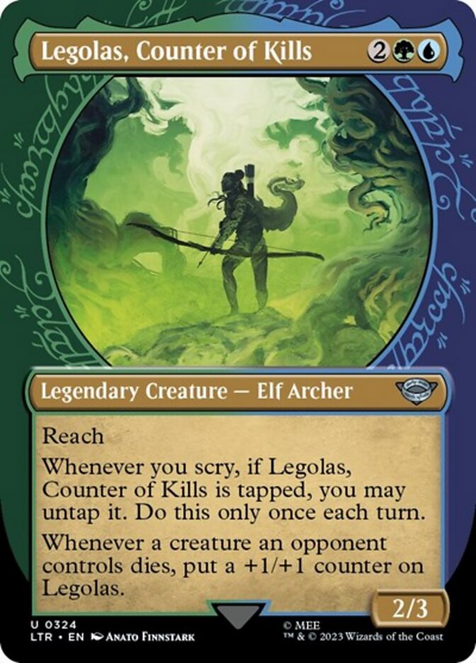 Legolas, Counter of Kills (Showcase Ring Frame) [The Lord of the Rings: Tales of Middle-Earth] | Galaxy Games LLC