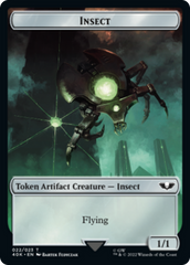 Necron Warrior // Insect Double-Sided Token [Warhammer 40,000 Tokens] | Galaxy Games LLC