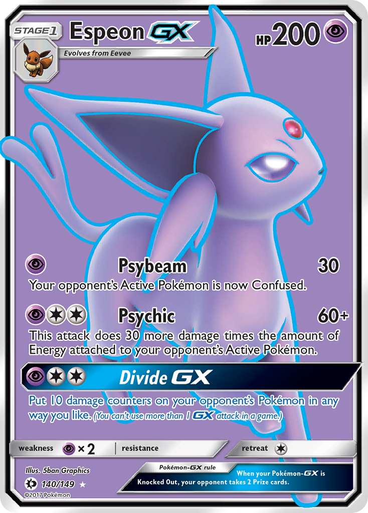 Espeon GX (140/149) [Sun & Moon: Base Set] | Galaxy Games LLC