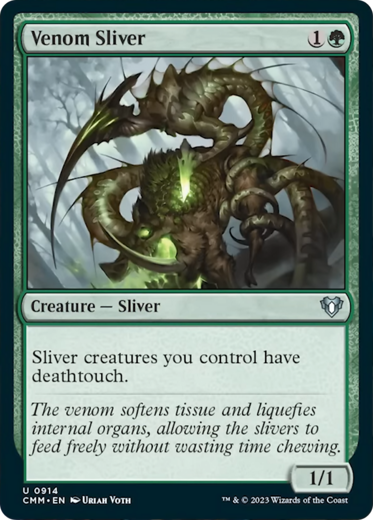 Venom Sliver [Commander Masters] | Galaxy Games LLC