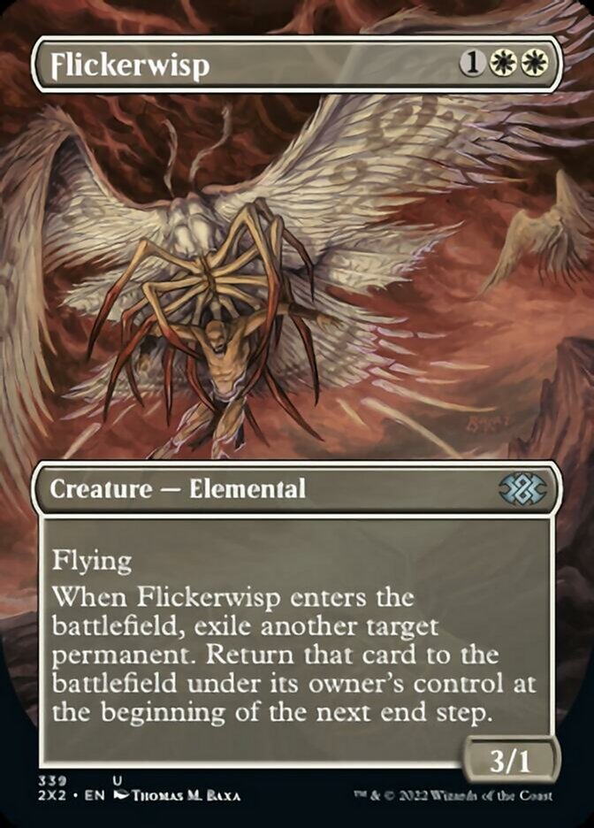 Flickerwisp (Borderless Alternate Art) [Double Masters 2022] | Galaxy Games LLC