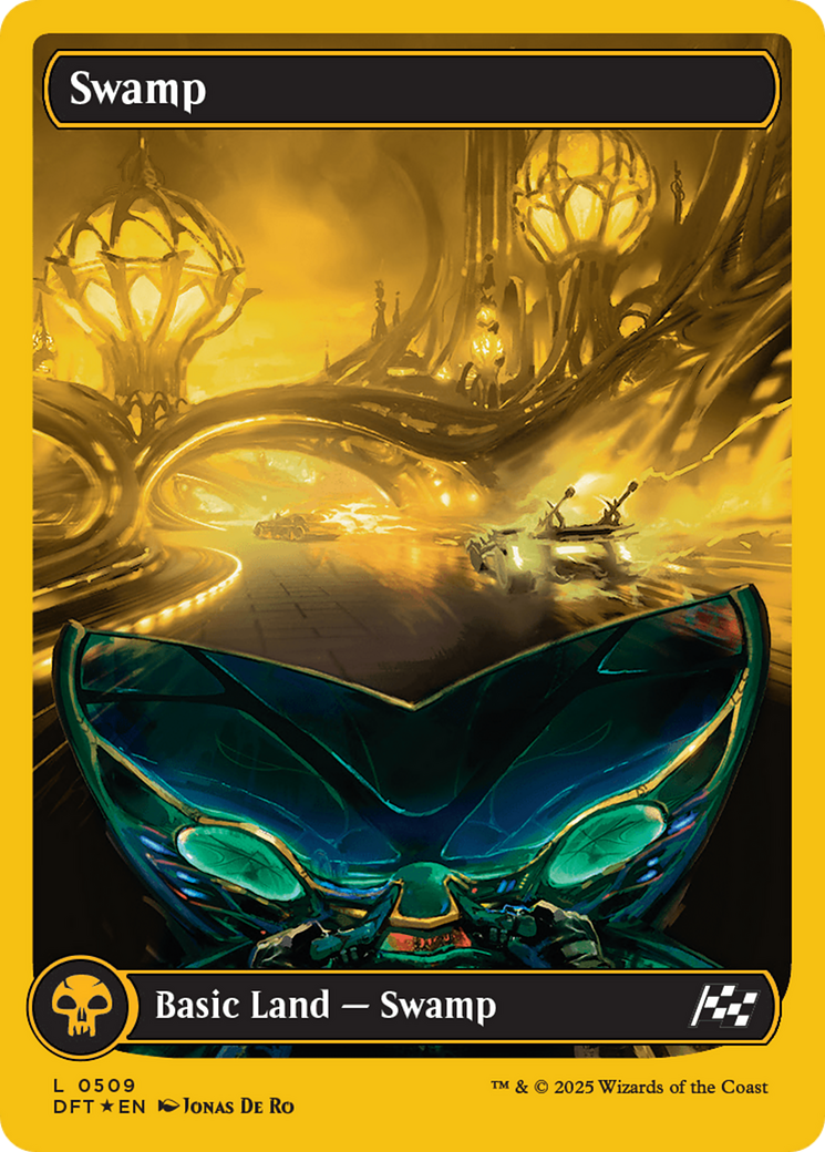 Swamp (0509) (First-Place Foil) [Aetherdrift] | Galaxy Games LLC