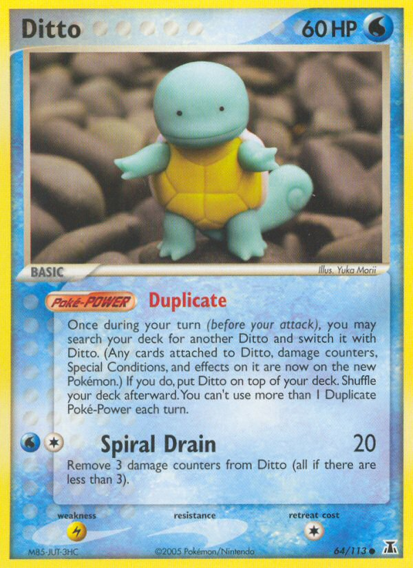 Ditto (64/113) [EX: Delta Species] | Galaxy Games LLC