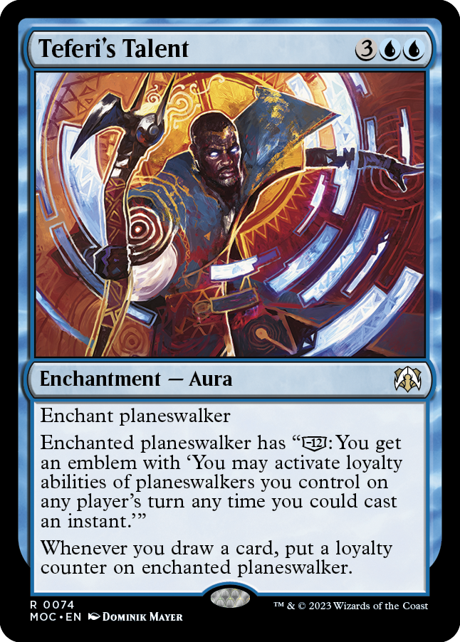 Teferi's Talent [March of the Machine Commander] | Galaxy Games LLC