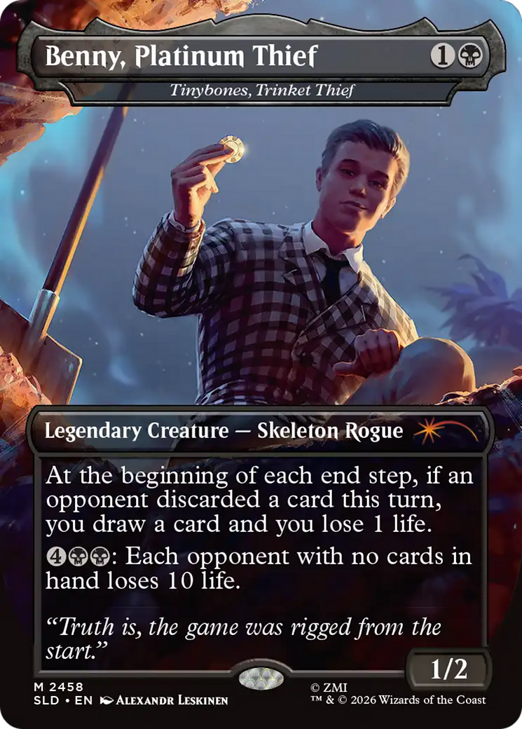 Benny, Platinum Thief - Tinybones, Trinket Thief [Secret Lair Drop Series] | Galaxy Games LLC